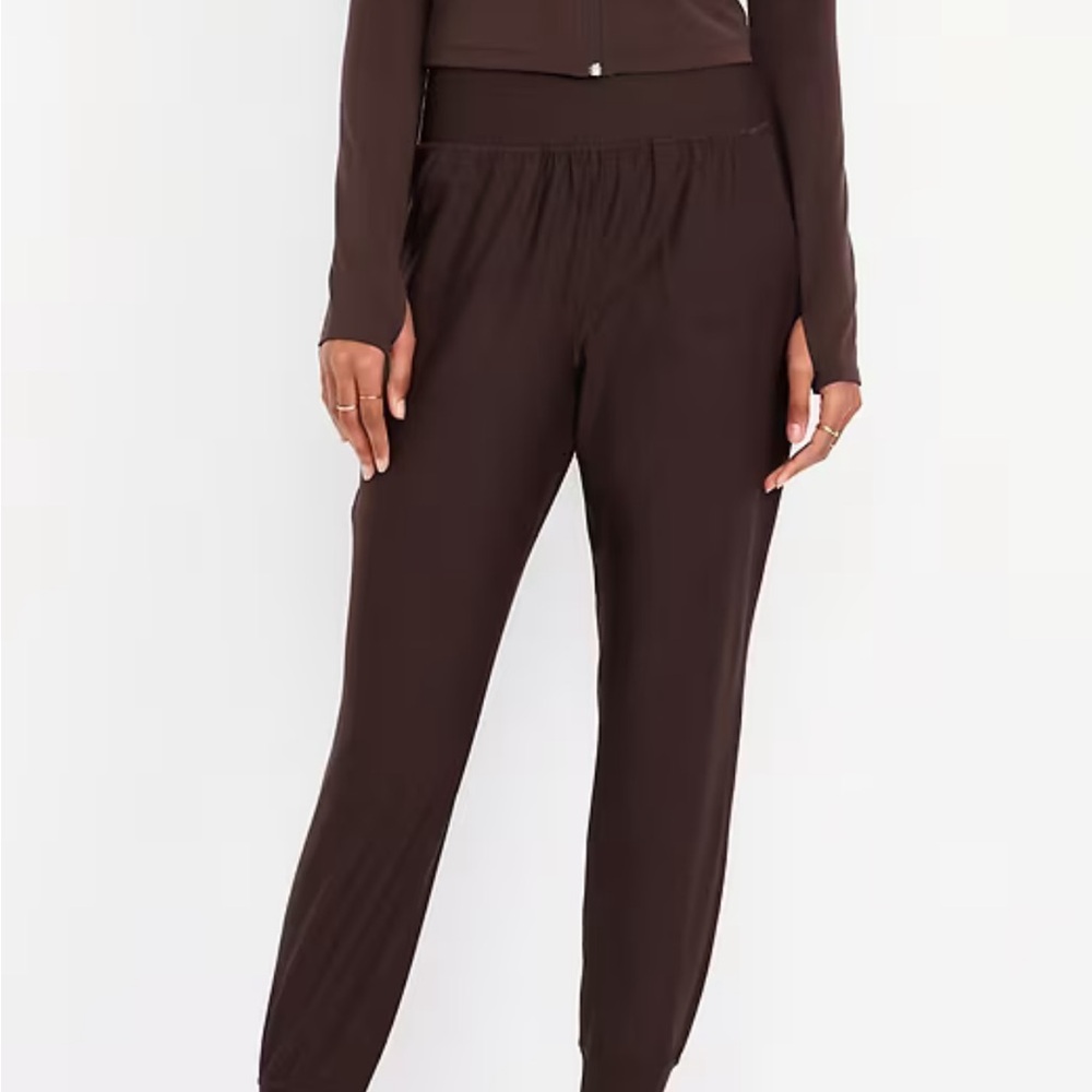Women's Burgundy Relaxed Jogger Pants